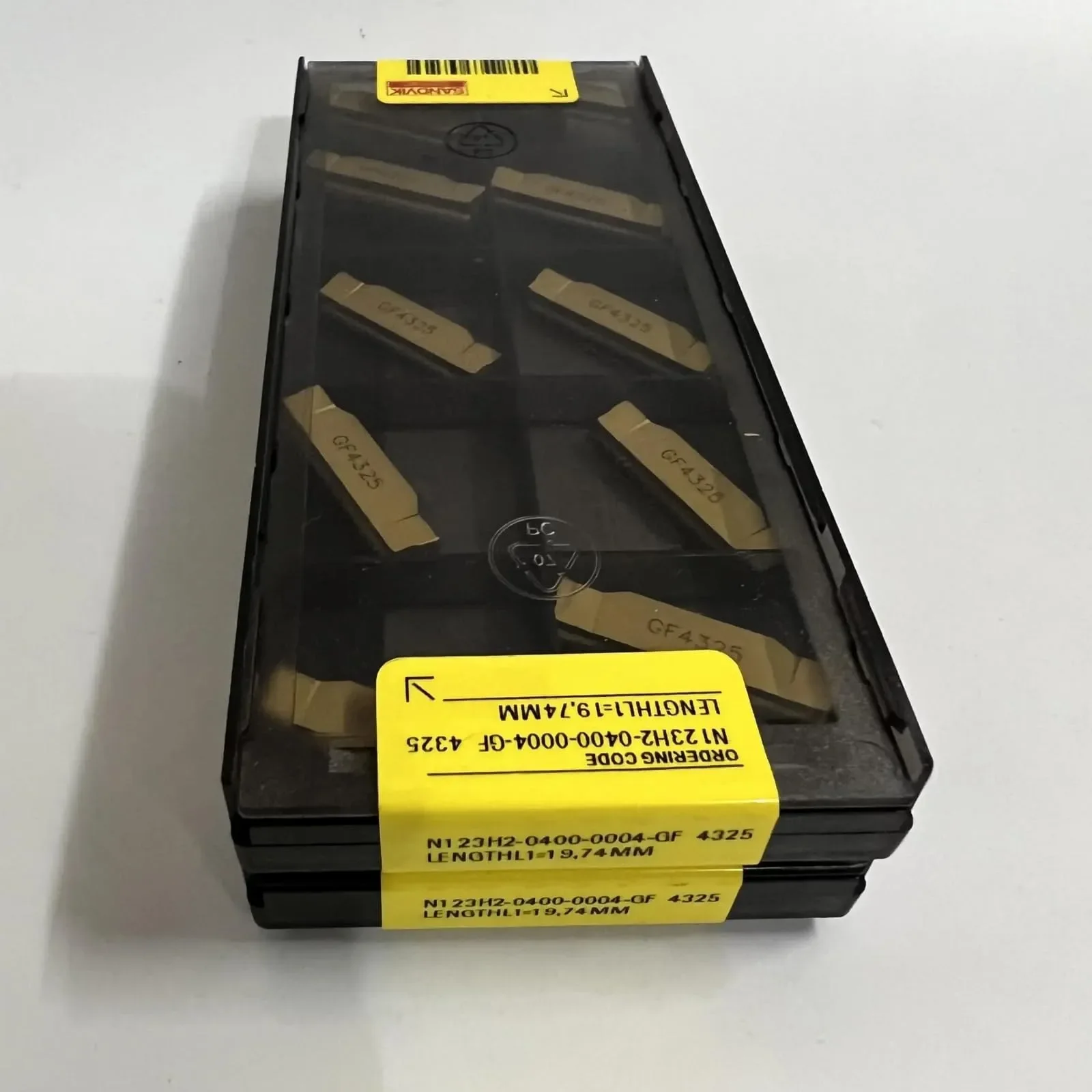 

SANDVIK / N123H2-0400-0004-GF 4325 / Твердосплавные пластины для ЧПУ, 10 шт.