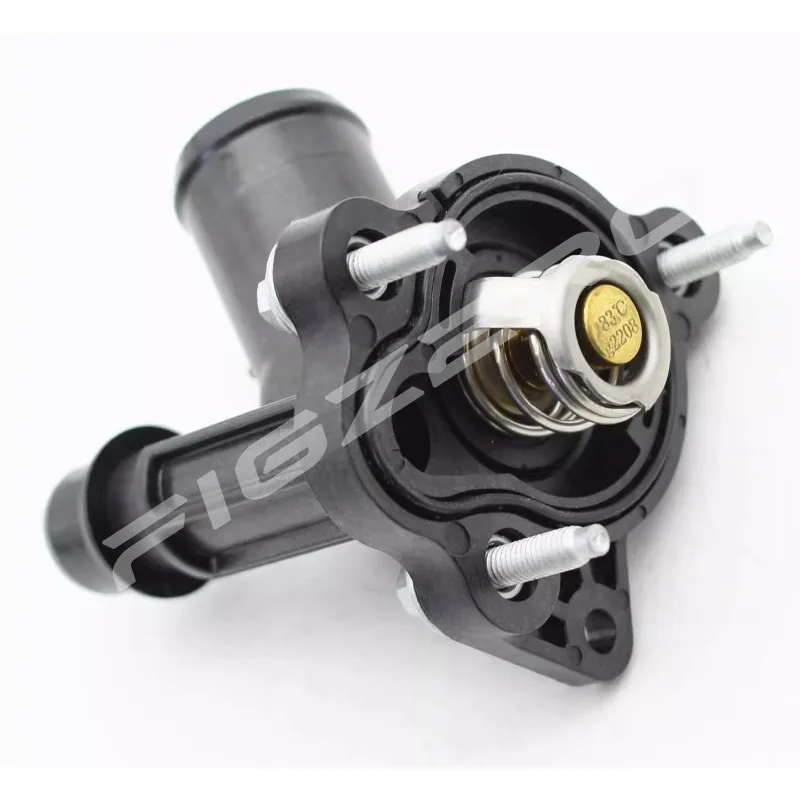 Black Colour Cooling System Thermostat Outlet Two-way Three-way Engine Parts Coolant 83 87 Degrees for MAXUS G50 China V