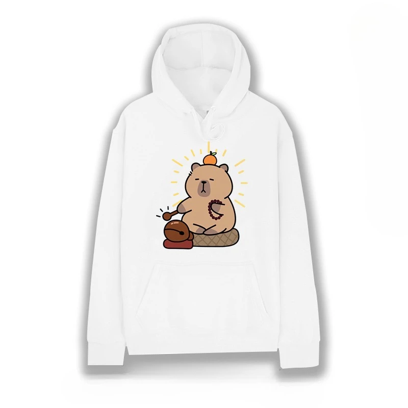 

Famous Animal Kabiba Cartoon Peripheral Capybara Hoodie Hoodie Hoodie for Men Women, Couple Clothes Hooded Jacket sweatshirt