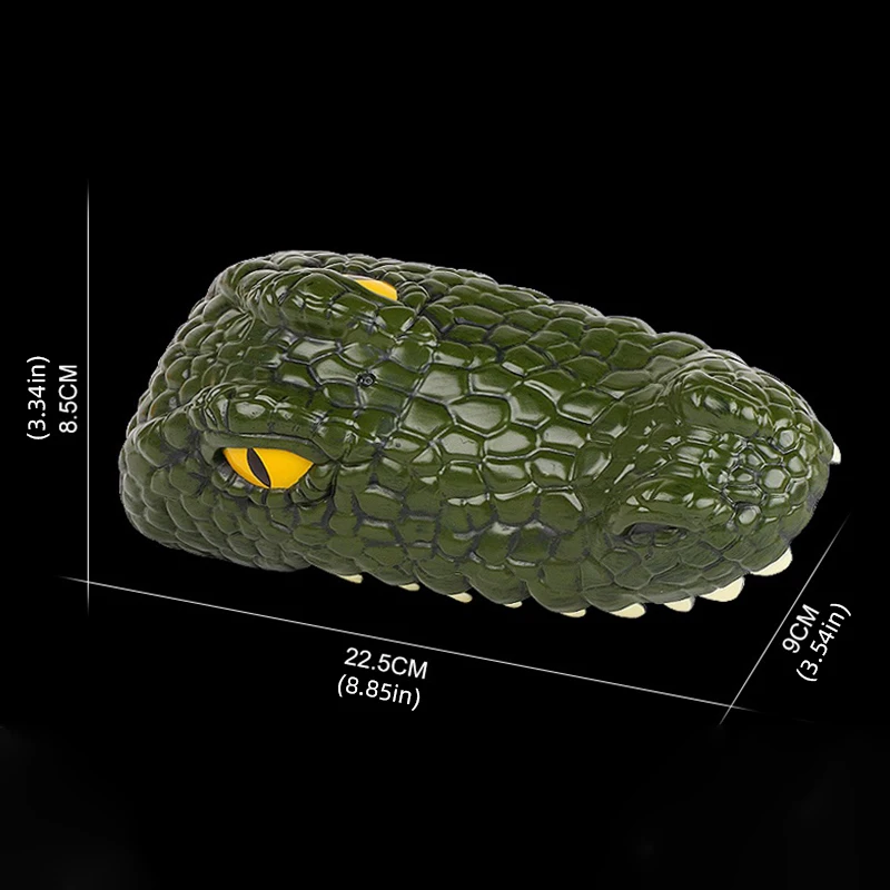 2IN1 Remote Control Speedboat Toy for Children Replaceable Crocodile Shell Practical Joke High Speed Water Ship RC Boat Kids Toy