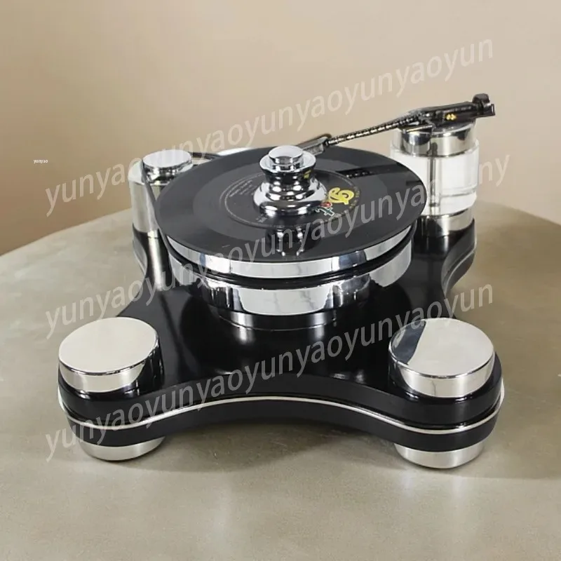 Hot Sale Minimalist Modern Vinyl Record Player Stainless Steel Hotel Clubhouse Living Room Ornament