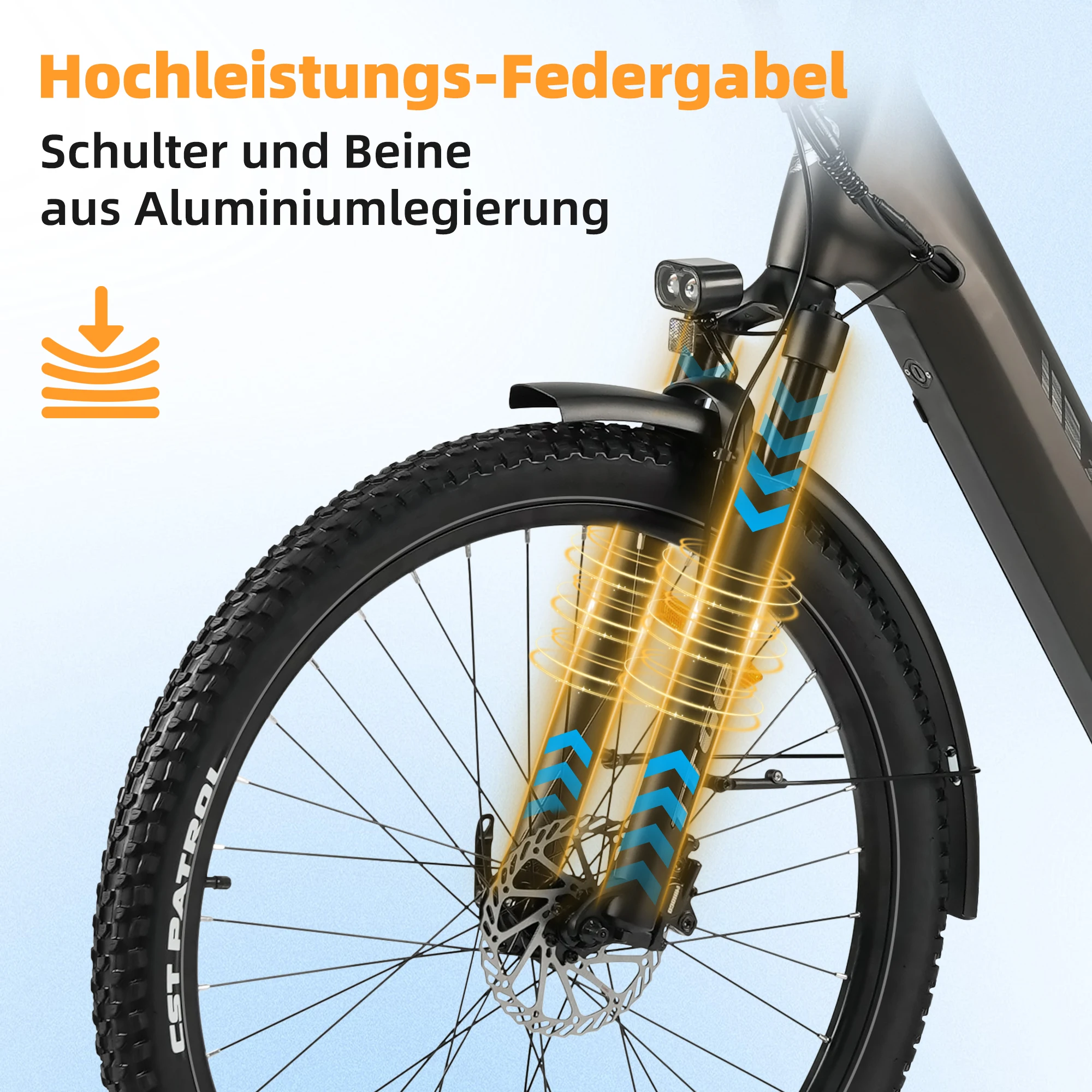 TTGO Z3 27,5 Zoll Erwachsenen-Elektrofahrrad 250W Motor 48V15Ah Akku City E-Bike 120 KM Reichweite Elektrofahrrad für Männer & Frauen – Detail 7