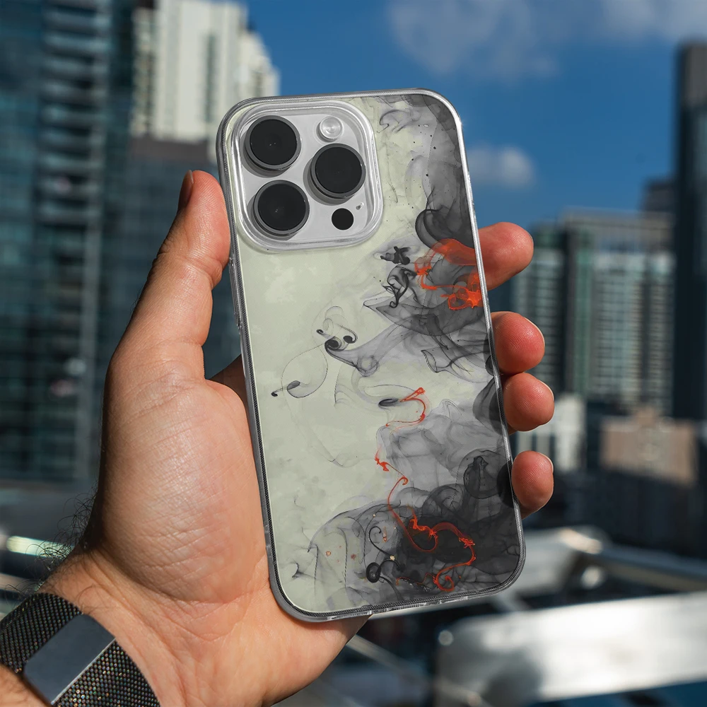 Ink Style Rendering Phone Case for IPhone 16 13 14 15 12 Pro Max Simplicity trend Phone Case for IPhone 12 13 Mini X XR XS Max image 4