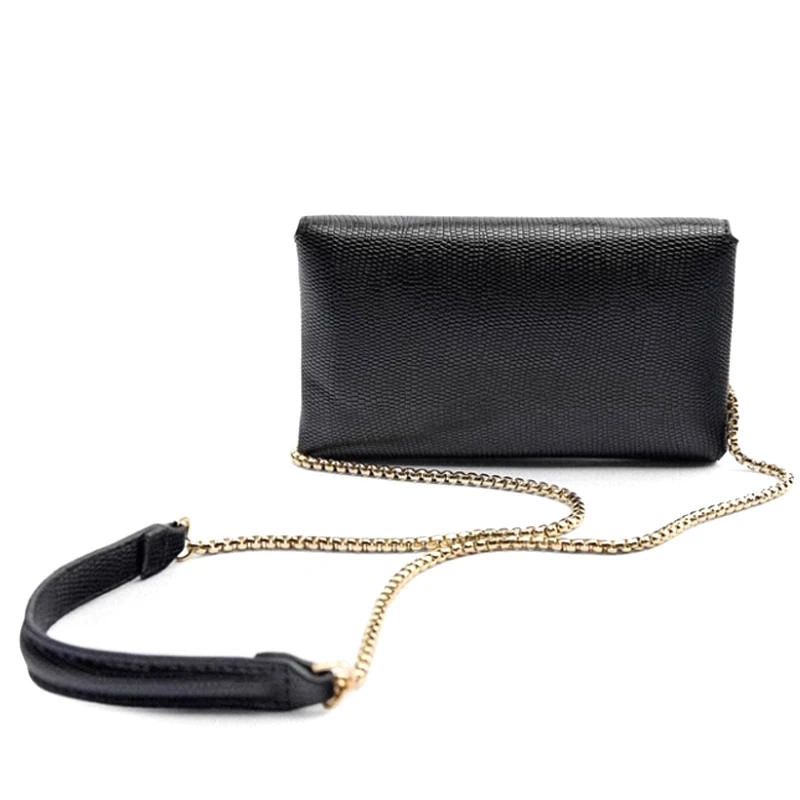 Gold silver black mobile phone shoulder bag small square bag mini chain envelope bag crossbody bag