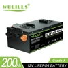 12V 200ah 400ah LiFePO4 배터리 내장 BMS 리튬 배터리, 대부분의 백업 전원 홈 에너지 저장 및 오프 그리드 교체용 2