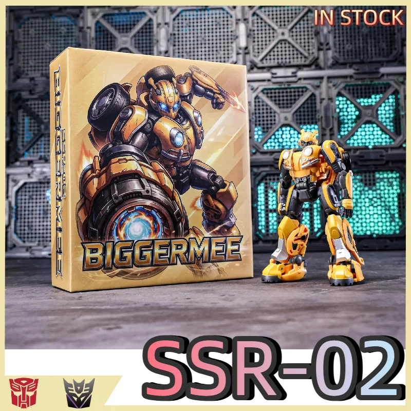 

【IN STOCK】 Transformed Toys Original Lucky Cat BEE SSR-02 SSR02 BIGGERMEE Deluxe Class Upgraded with Alloy Parts Scaled Up 12cm