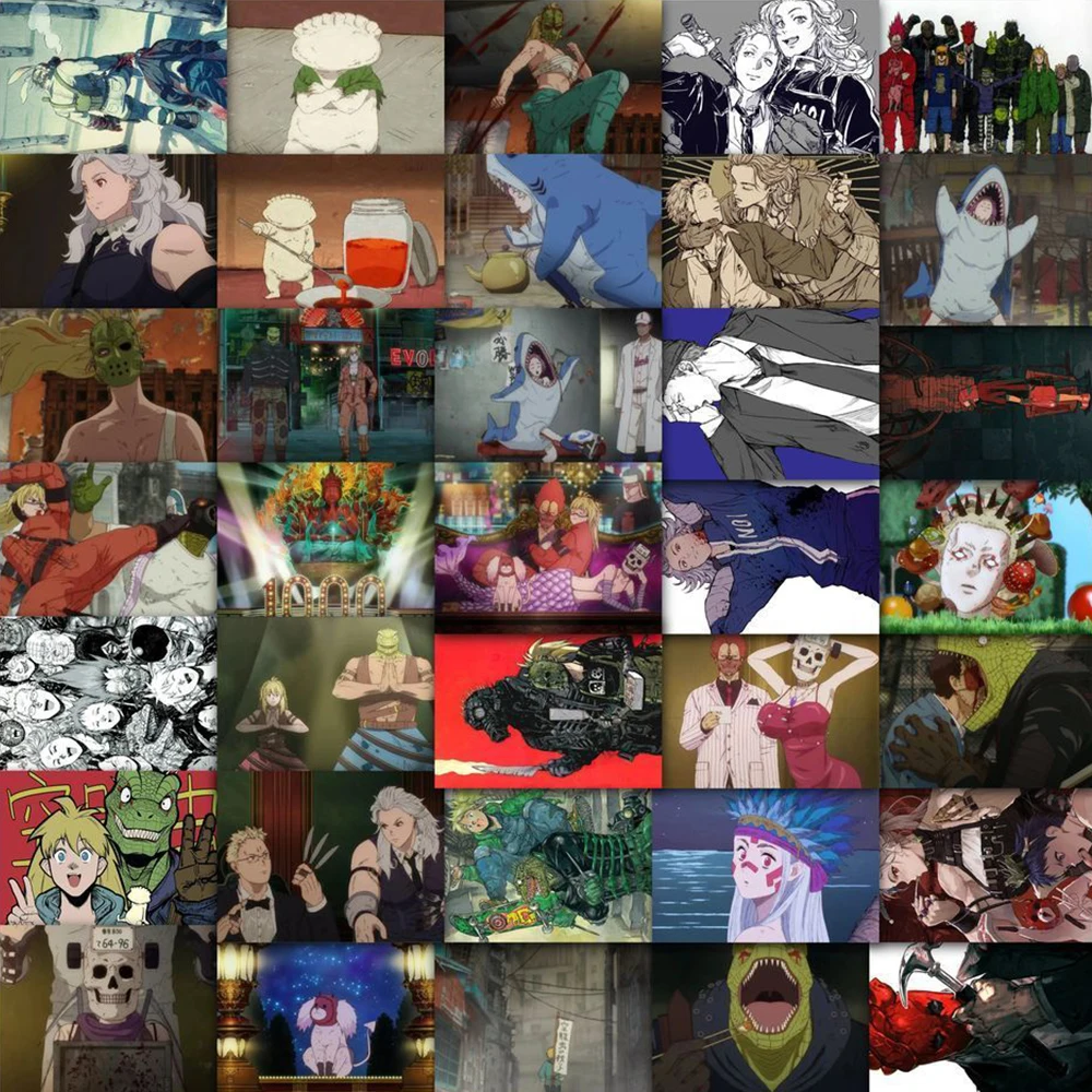 

10/30/63pcs Dorohedoro Anime Stickers Caiman Nikaidou Sticker Laptop Suitcase Luggage Phone Characters Shin Decals Waterproof