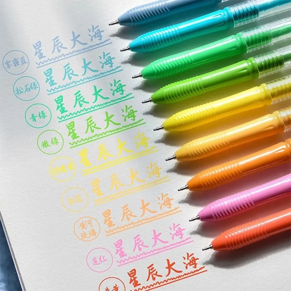 جديد 81 لون جل ملون القلم متعدد الألوان DIY بها بنفسك سجل القصاصات اللوحة اللون الرسم العبث القلم أدوات الكتابة هدية