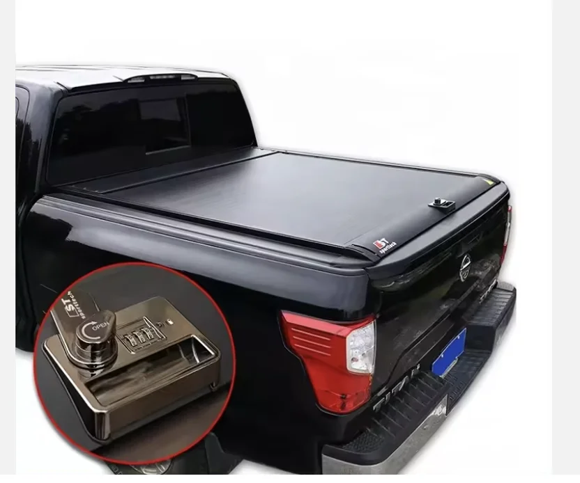 

USA patent hard tri fold tonneau truck bed cover for 2014-2018 GMC Chevy silverado , Sierra 8 ft LONG BED