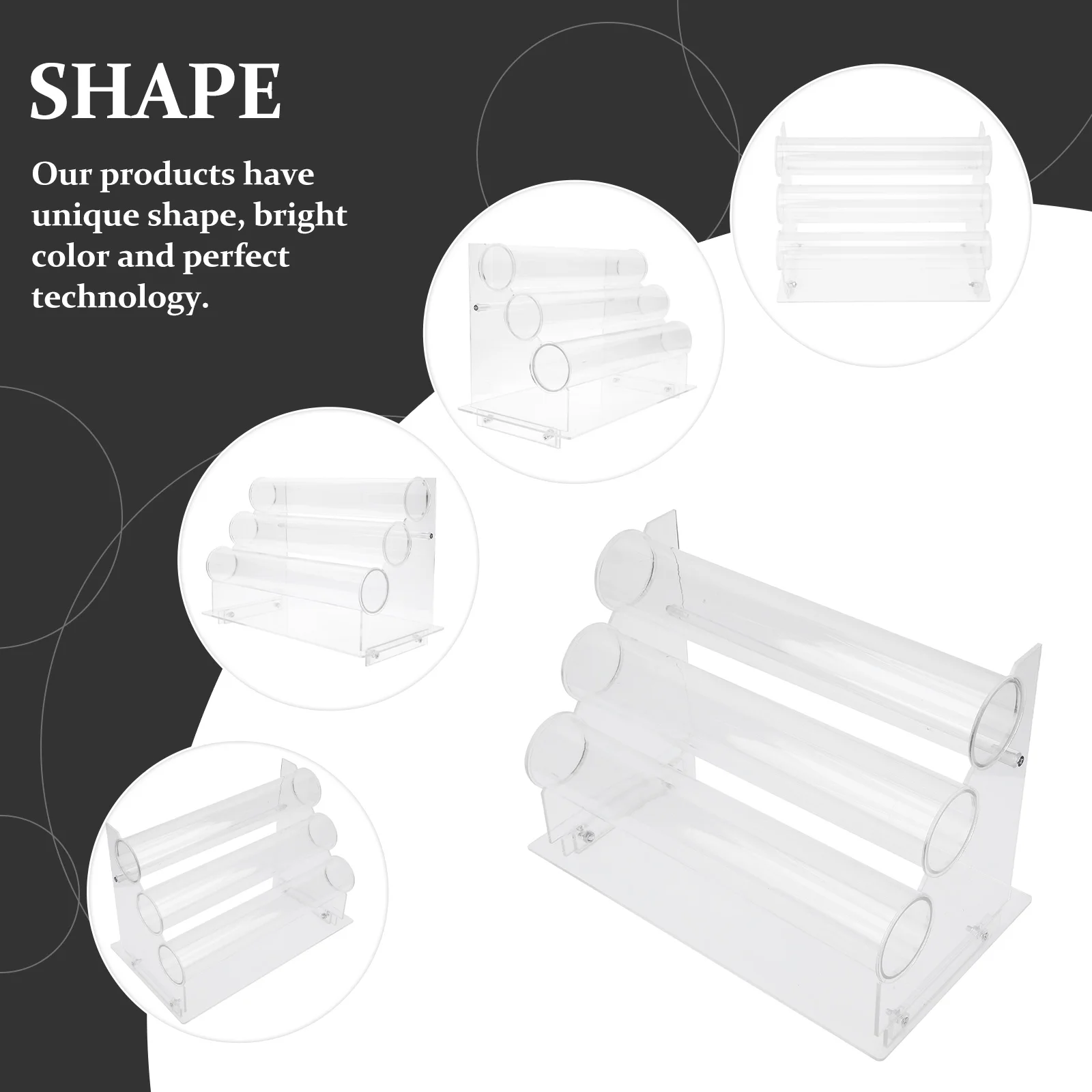 

Slot Bracelet Display Stand Jewelry Acrylic Storage Rack Necklace Versatile Displaying