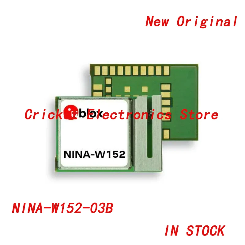 

NINA-W152-03B Multi protocol module Secure Industrial Wi Fi and Bluetooth u-connectXpress software and internal antenna