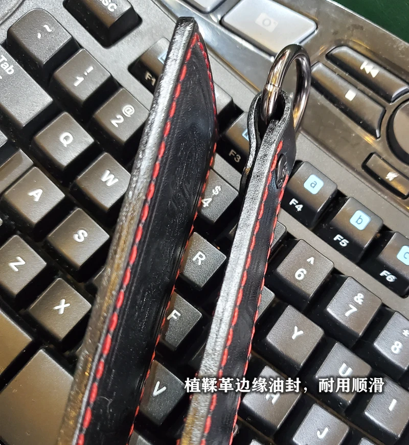 (Build in 2.2mm Steel Plate) Outdoor EDC Portable Self-Defense Leather Racket High Quality Beating Tool