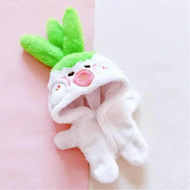 20cm Doll Clothes Cartoon Cute Jumpsuit Cotton Doll Plush Toy Replacement Clothing Kids Toy Gifts Doll Accessories Holiday Gift