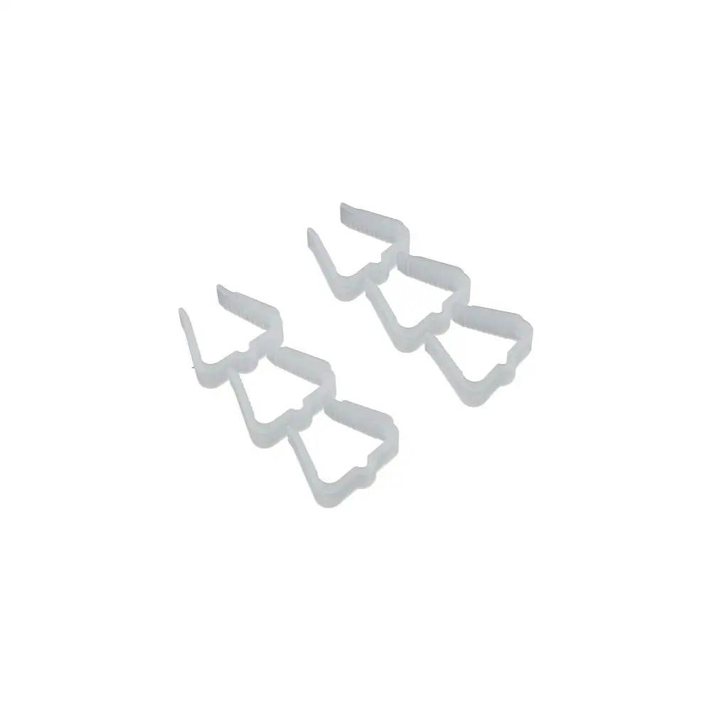 

10pcs Weatherproof Christmas Light Hanger Hooks Sturdy Plastic Holiday Light Clip Practical Fascia Boards Clips Home Decor