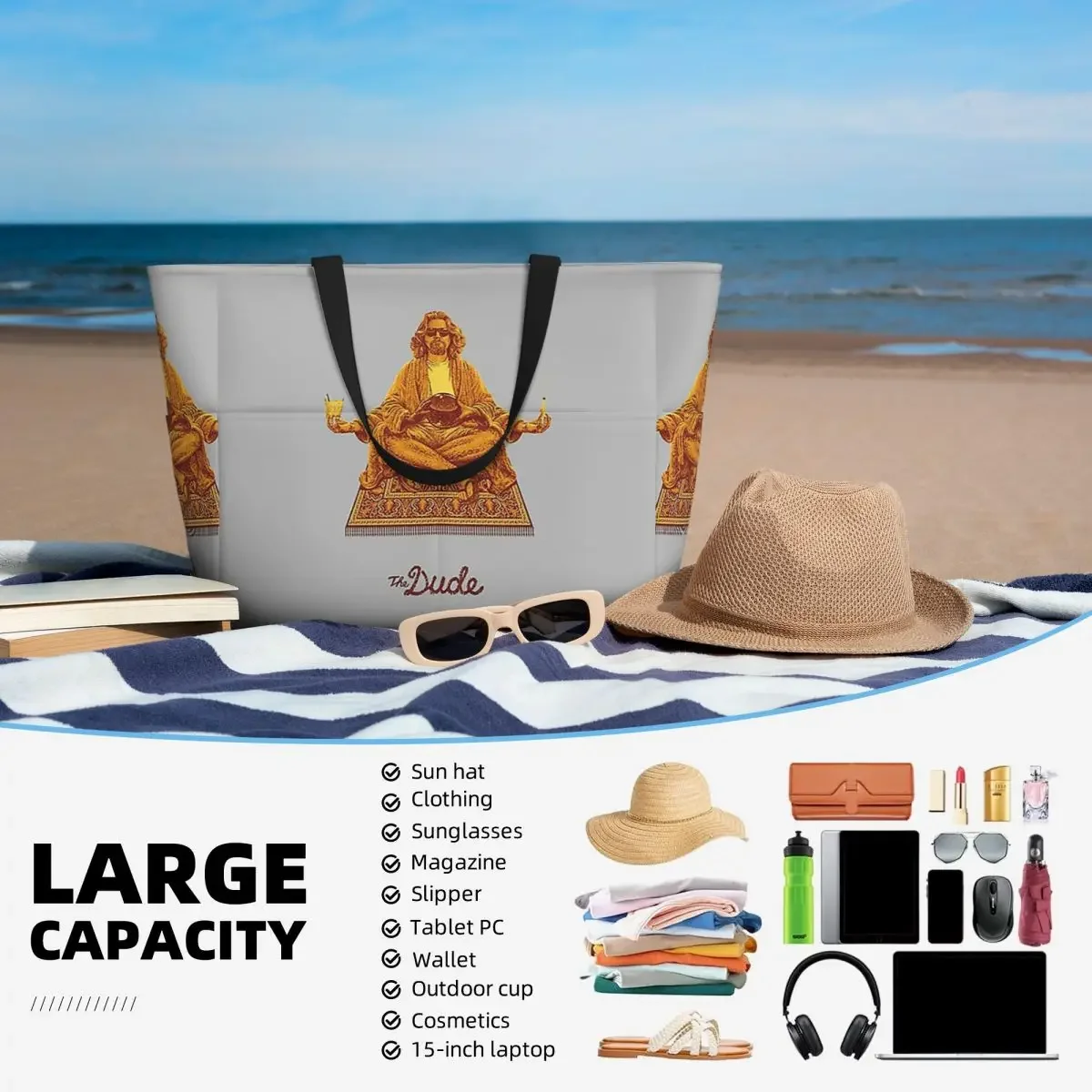 The Dude Budha The Big Lebowsk - Yoga Fitness Dude reseña y precio