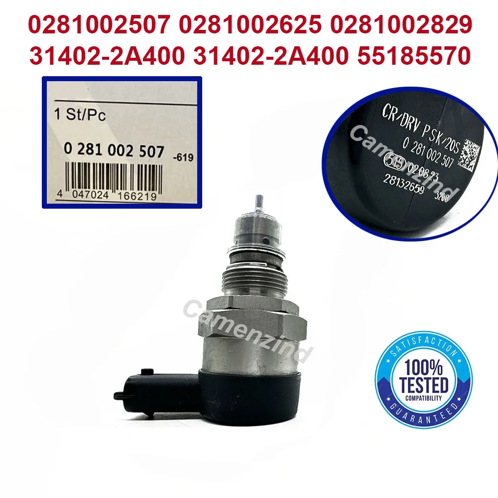 

0281002507 0281002625 0281002829 DRV Fuel Pressure Regulator for Hyundai KIA Fiat 31402-2A400 31402-2A400 55185570 314022A400