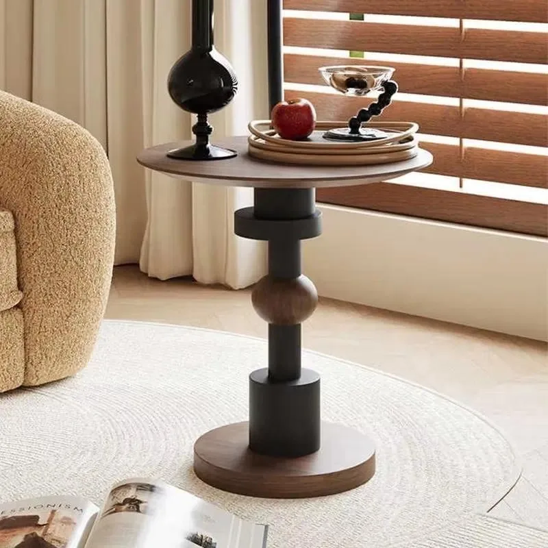 Modern Solid Wood Leisure Side Table Reception Coffee Table Design Hotel Sofa Coffee Table Furniture