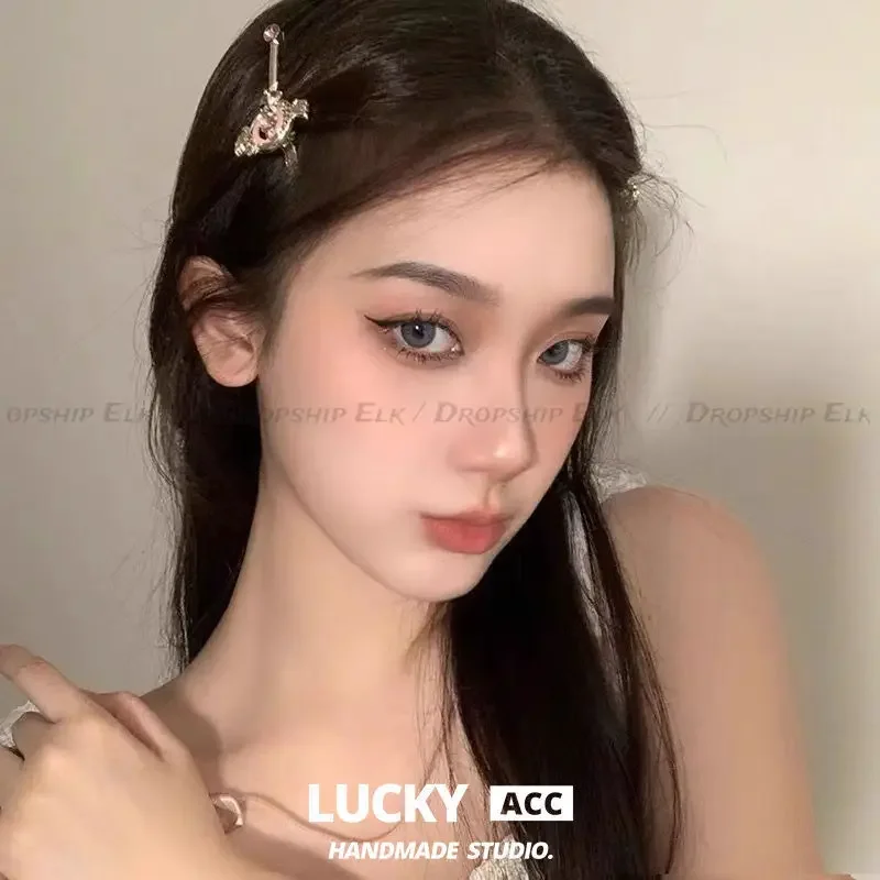 Pince à Cheveux en Forme de Bec de Canard, Anime, Sakura, Rose, Aile d'Ange, Bijoux Cosplay, Baguette Magique, Printemps, Ornement