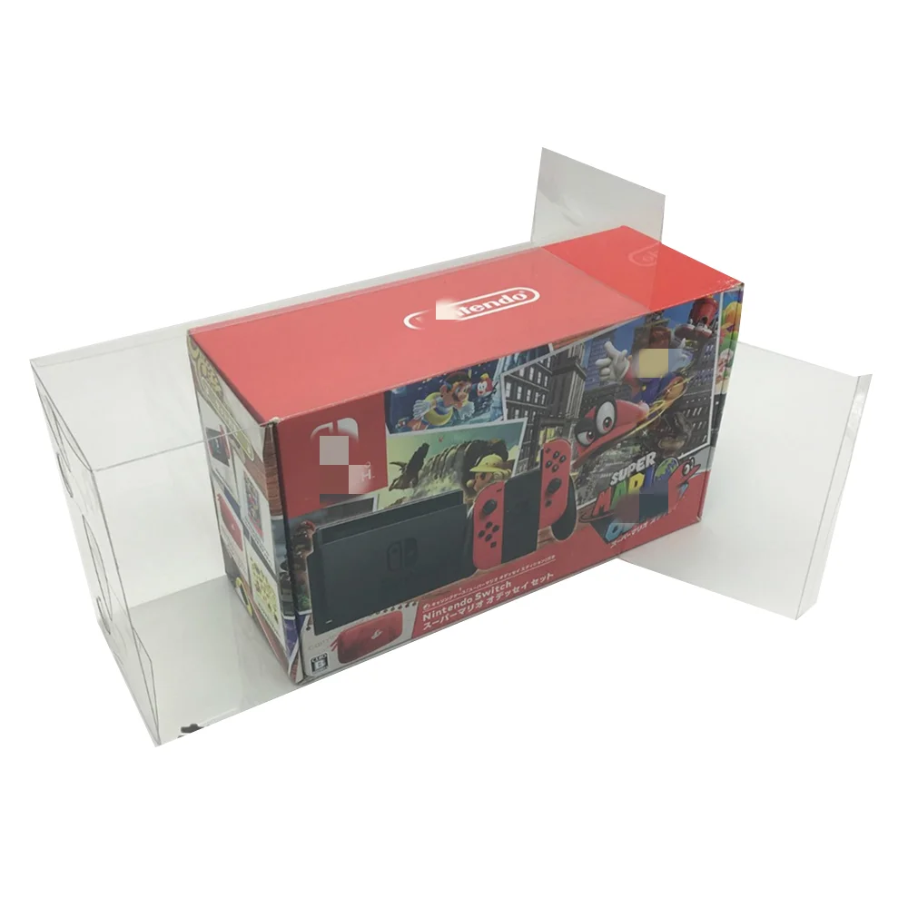 Collection Display Box For Super Mario Odyssey/Nintendo Switch/NS Game Storage Transparent Boxes TEP Shell Clear Collect Case