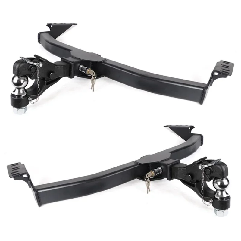 kq-Fortuner Trailer Rear Bumper Car 4x4 Off-road Refit Steel Tow Bar With 2inch Receiver Trailer Hitch Pintle Hook Accessories%
