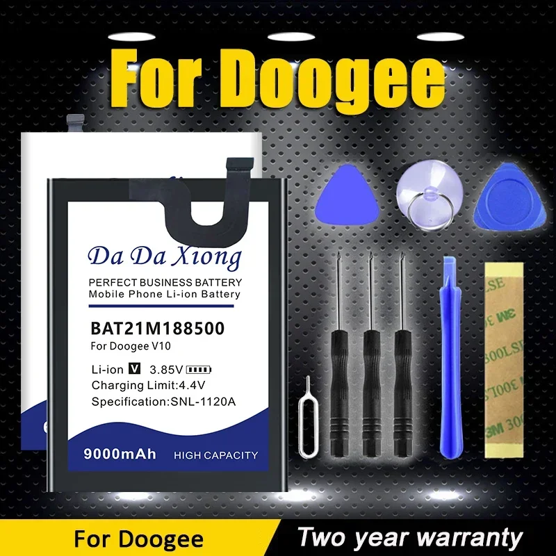 BAT17613360 BAT2019114500 BAT18702000 Battery For Doogee T6 X10 V10 V11 V20 X30 N30 X50 X95 X96 S97 X5 Max Pro DG550 DG750