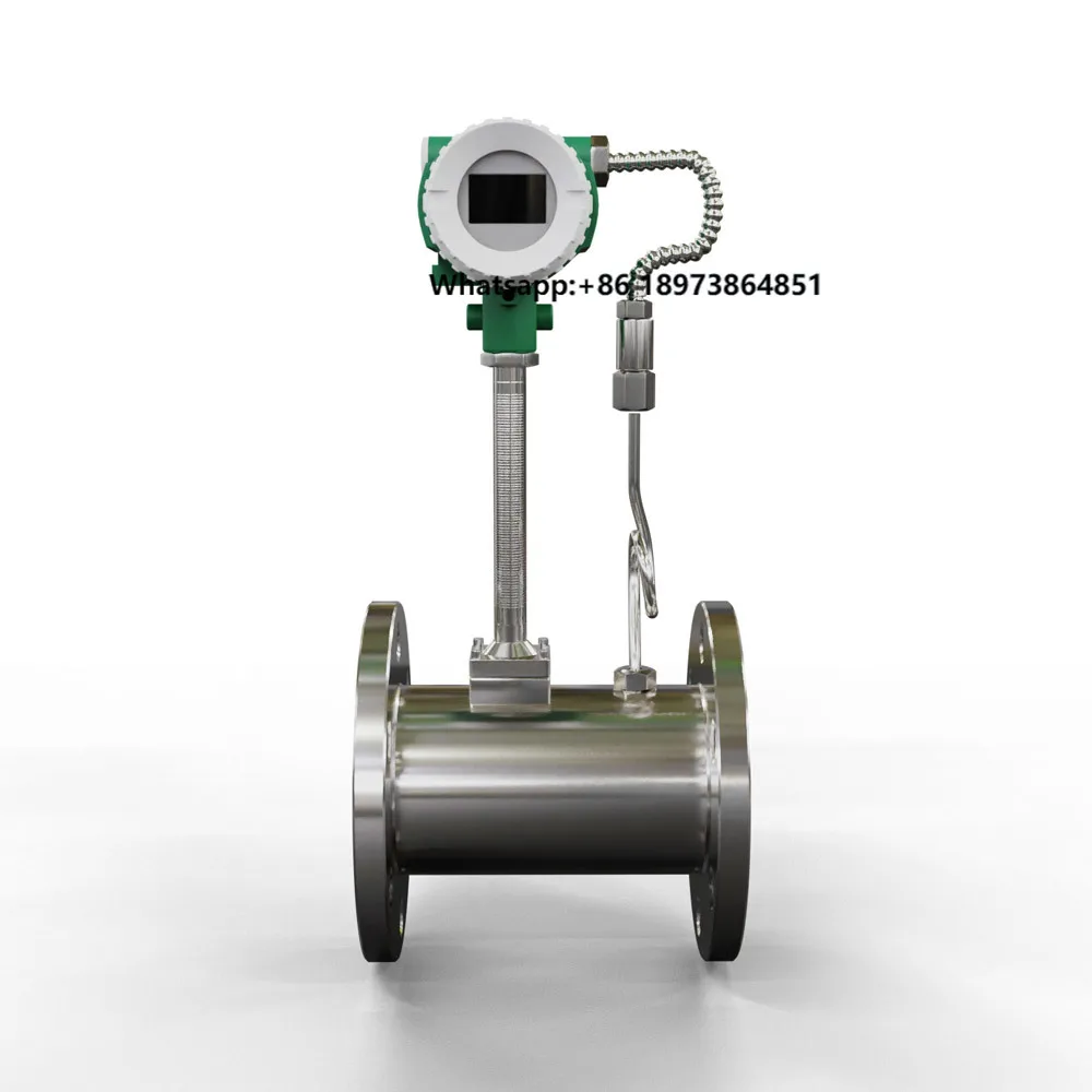 

Flujometro De Gas Aire Flange Dn125 Digital vortex Compressed air Steam Argon lpg Gas Flow Meter