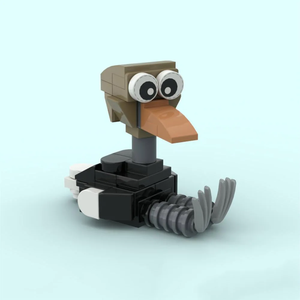 De Kleine Vogel Serie Moc Struisvogel Kevin In Up Interessante Bouwstenen Diy Creativiteit Speelgoed Bakstenen Kinderen Verjaardagscadeautjes