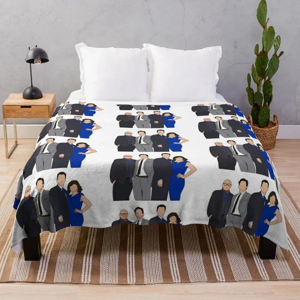 

White Collar Throw Blanket