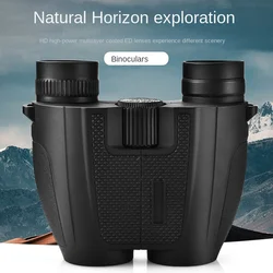 New Binoculars 10x25 Telescopes Mini Portable HD Lens Bak4 Waterproof for Hunting Compact Bird Watching Theater and Concerts