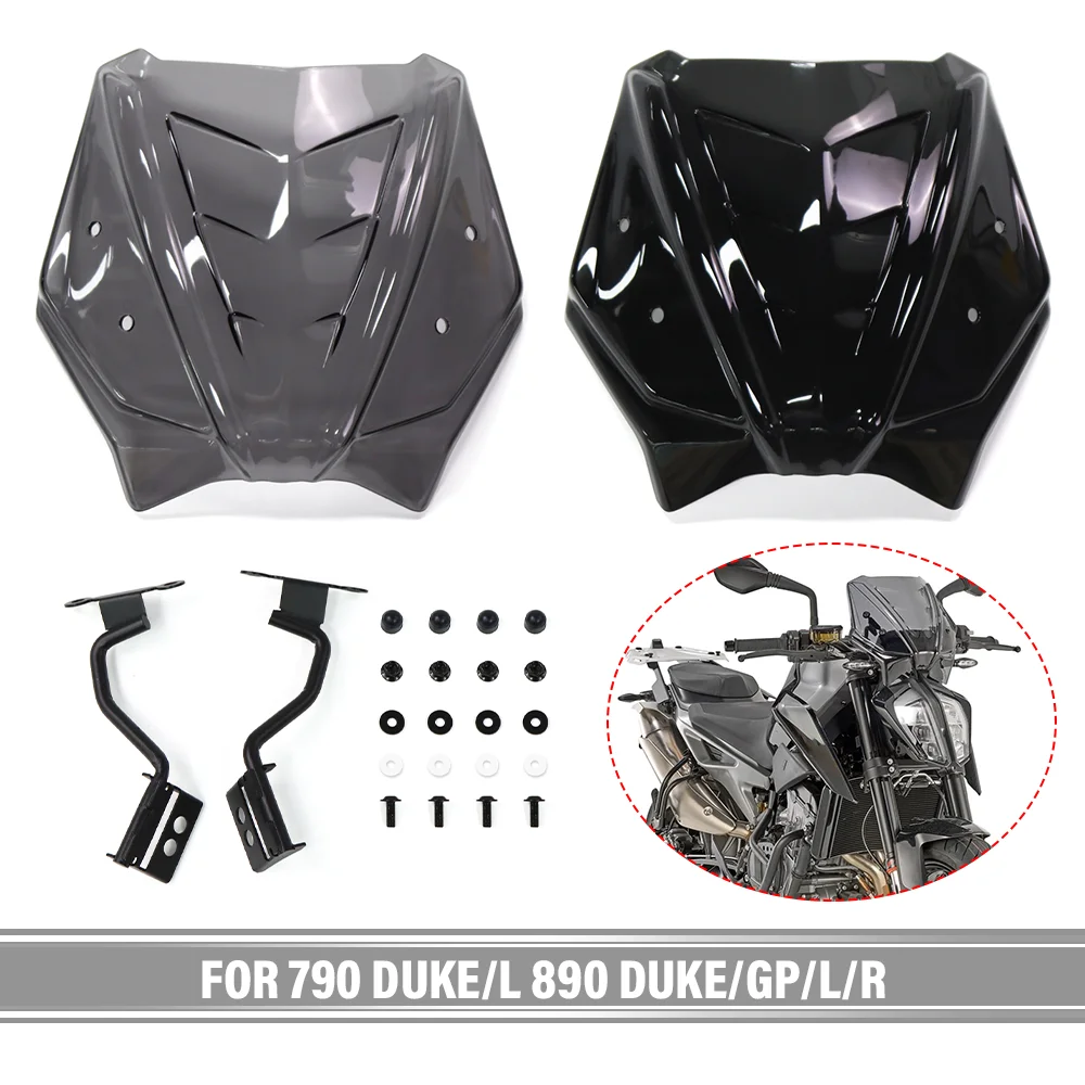 for-790-duke-2018-2025-890-duke-790duke-l-890duke-gp-l-r-motorcycle-front-windshield-windscreen-fly-wind-deflector-guard-fairing
