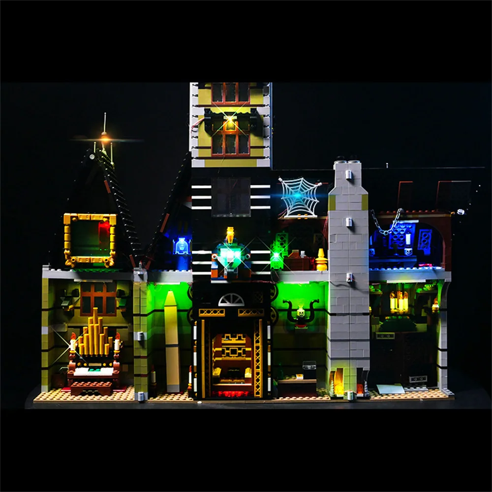 Set di illuminazione per il 10273 Fairground Haunted house non incluso Building Block (solo Kit di luci a Led)