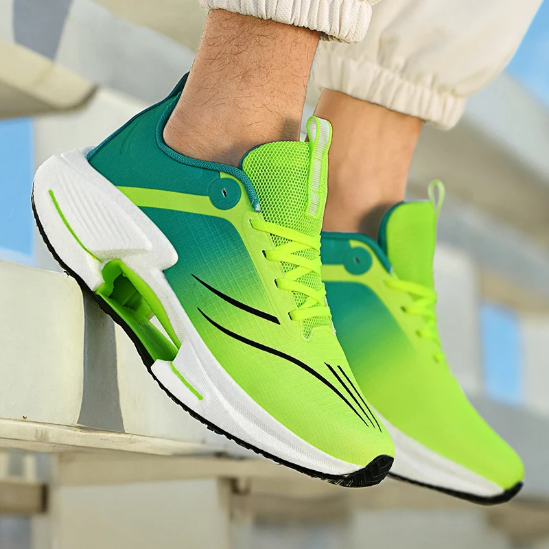 2025 Four Seasons Breathable Mens Running Shoes Mens Sneakers Comfortable Mens Casual Shoes Anti-slip Mens Shoes