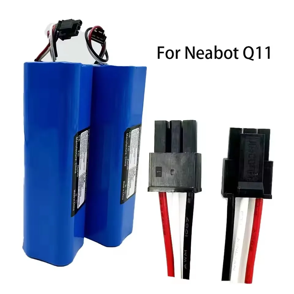 For Neabot Q11 robot vacuum cleaner battery replacement 14.4V 12800mAh, multiple capacity options