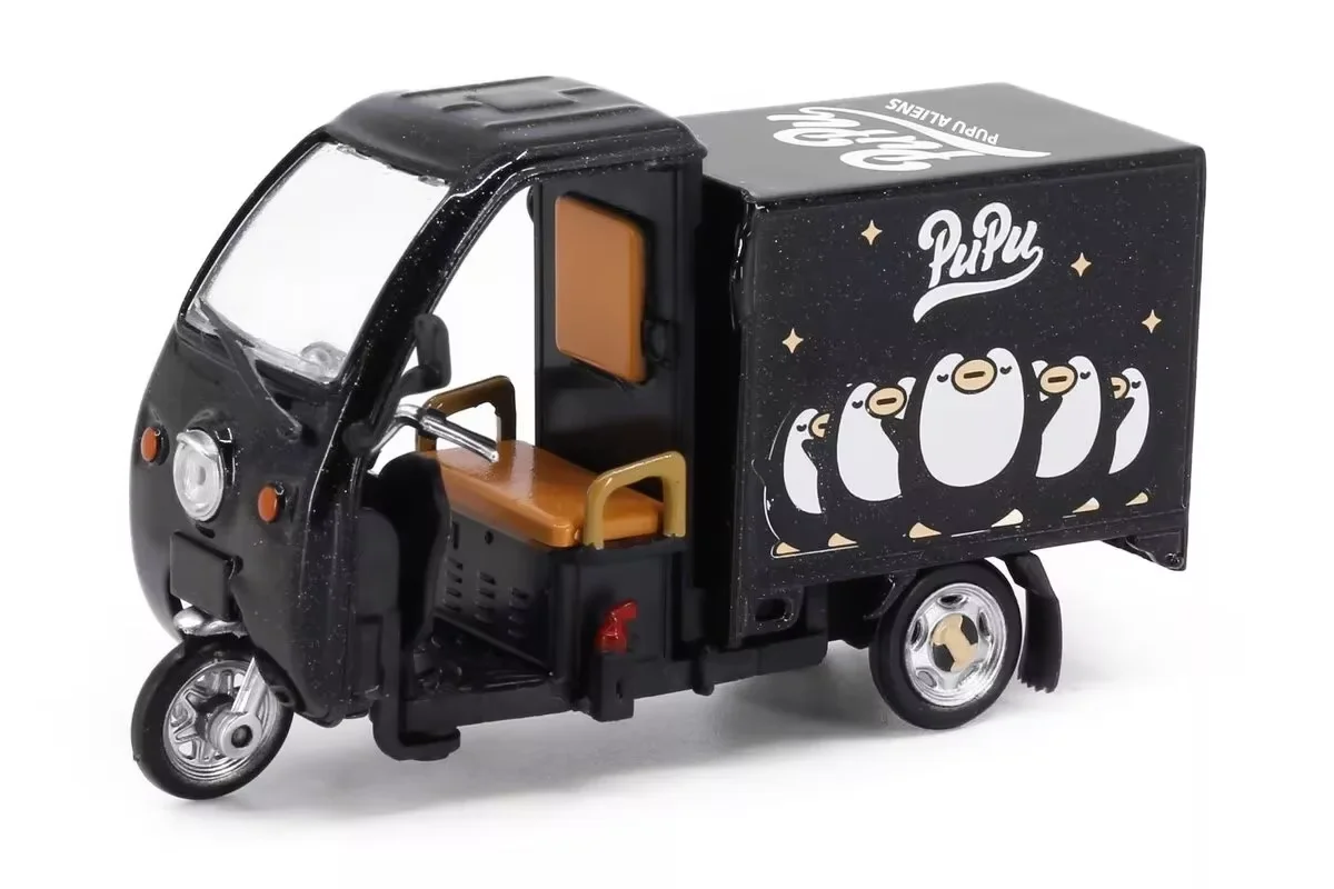 Tiny City Die-Cast PuPu Aliens Motor Tricycle 1:43 Diecast Model Car Collection