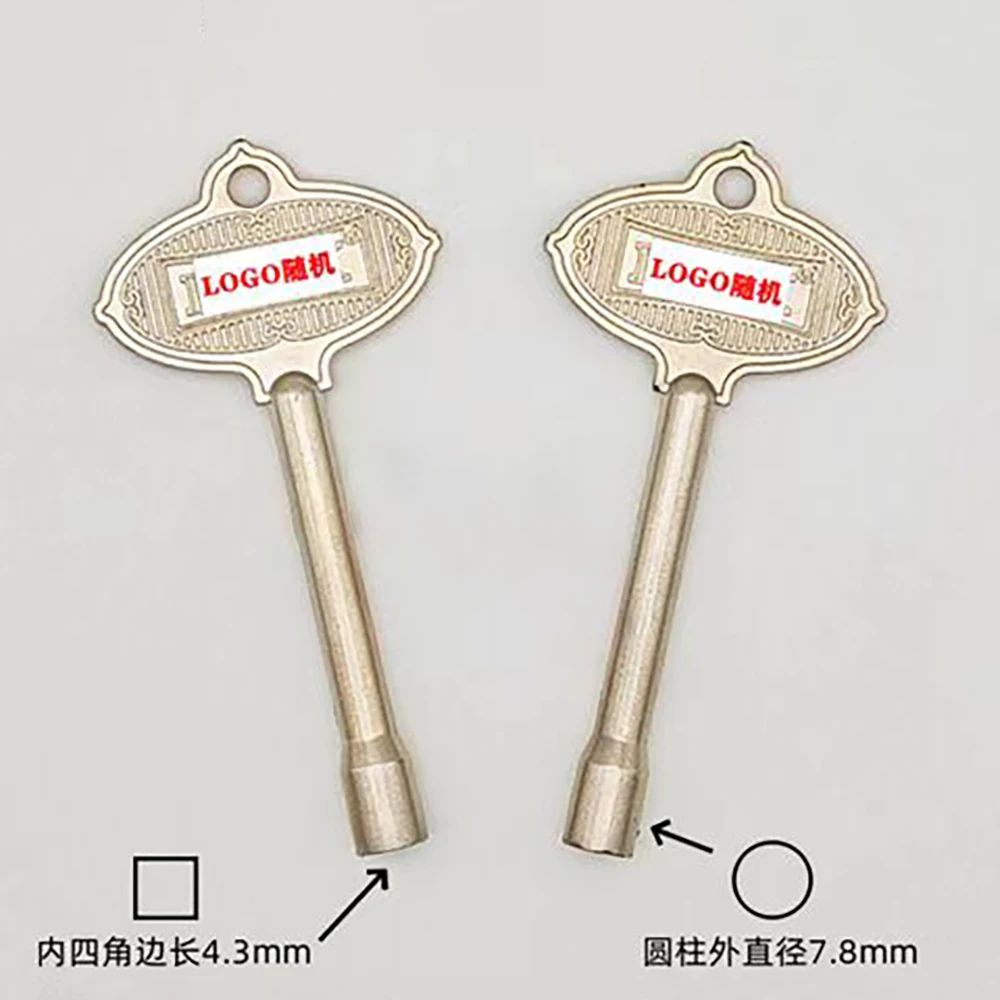 JMCKJ For Anheng Pipe Key ,45DB Single Key, British Pipe Lock Key Blank Ramdon Logo