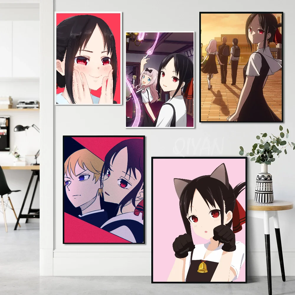 Kaguya Sama Love Is War Anime Poster Poster Stickers Art Wall Murals Decor Game Room Decor Gifts HD Painting