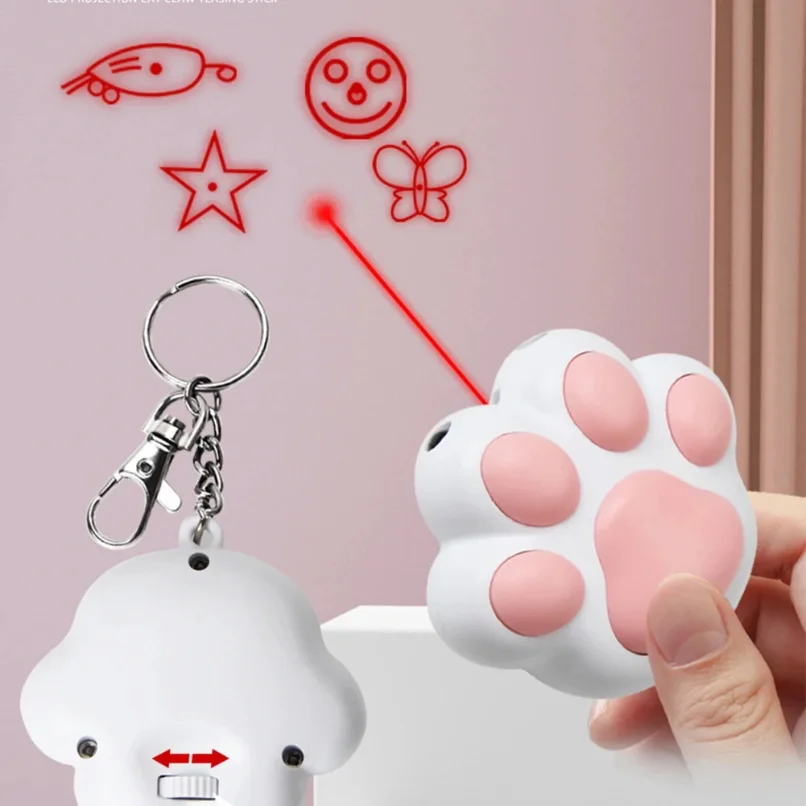 

Funny Laser Pet Toys Rechargeable 5 Adjustable Patterns for Pet Dog Cats Interactive Kitten Training Chaser Cat Pets Accessories