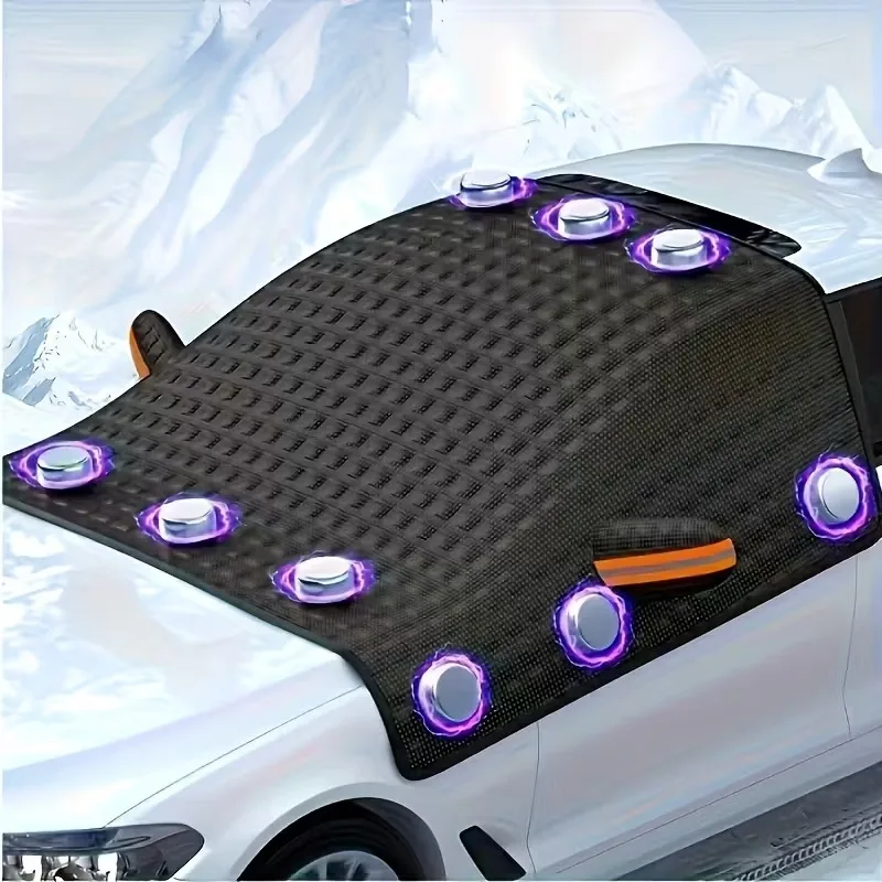 

Universal Car Windshield Cover Thickened Winter Protection for Snow and Sun Easy To Install and Store Suitable for Most Vehicles
