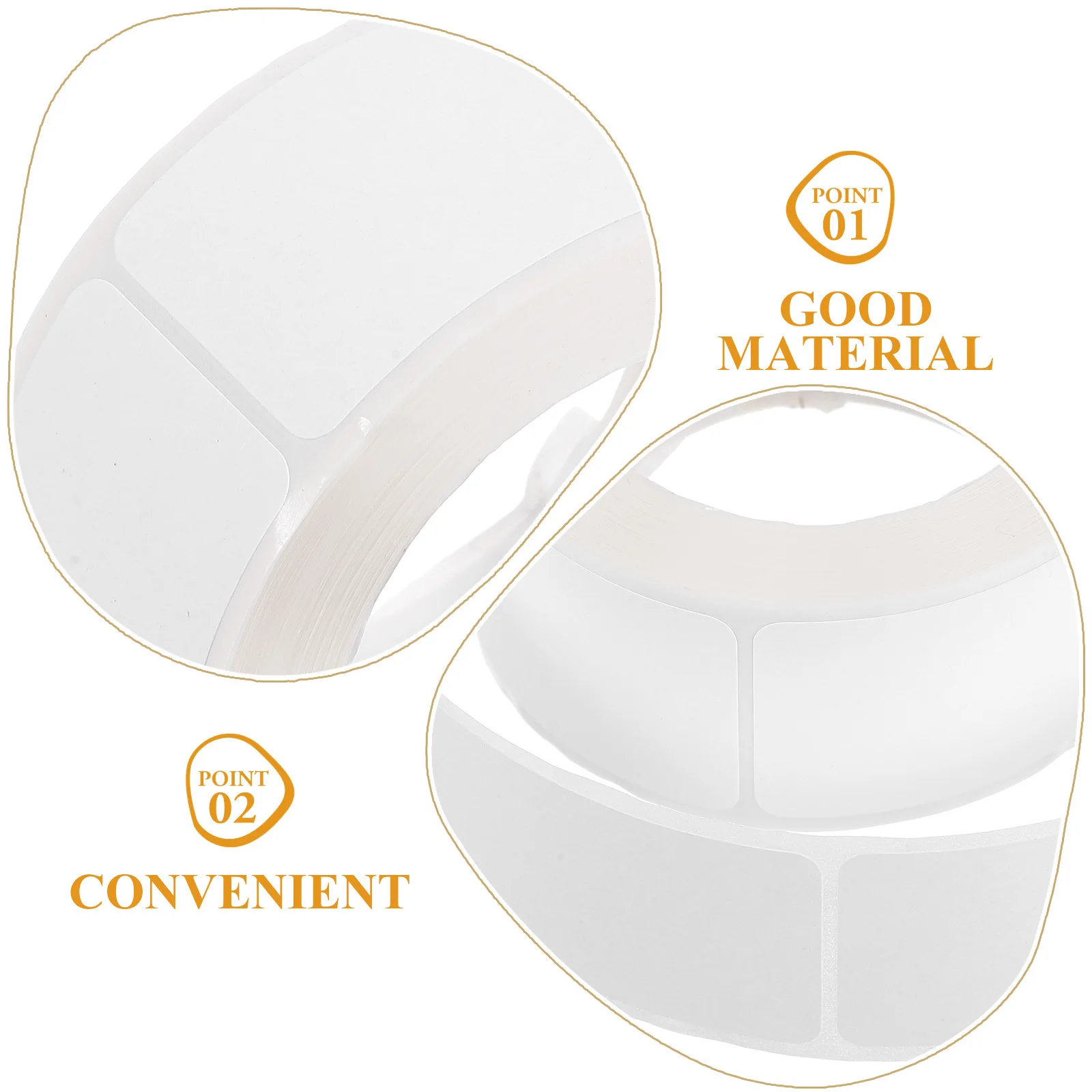 

1 Roll Blank Label Stickers Self-Adhesive Removable For Organizing Sorting Sticker Set Multipurpose Replacement