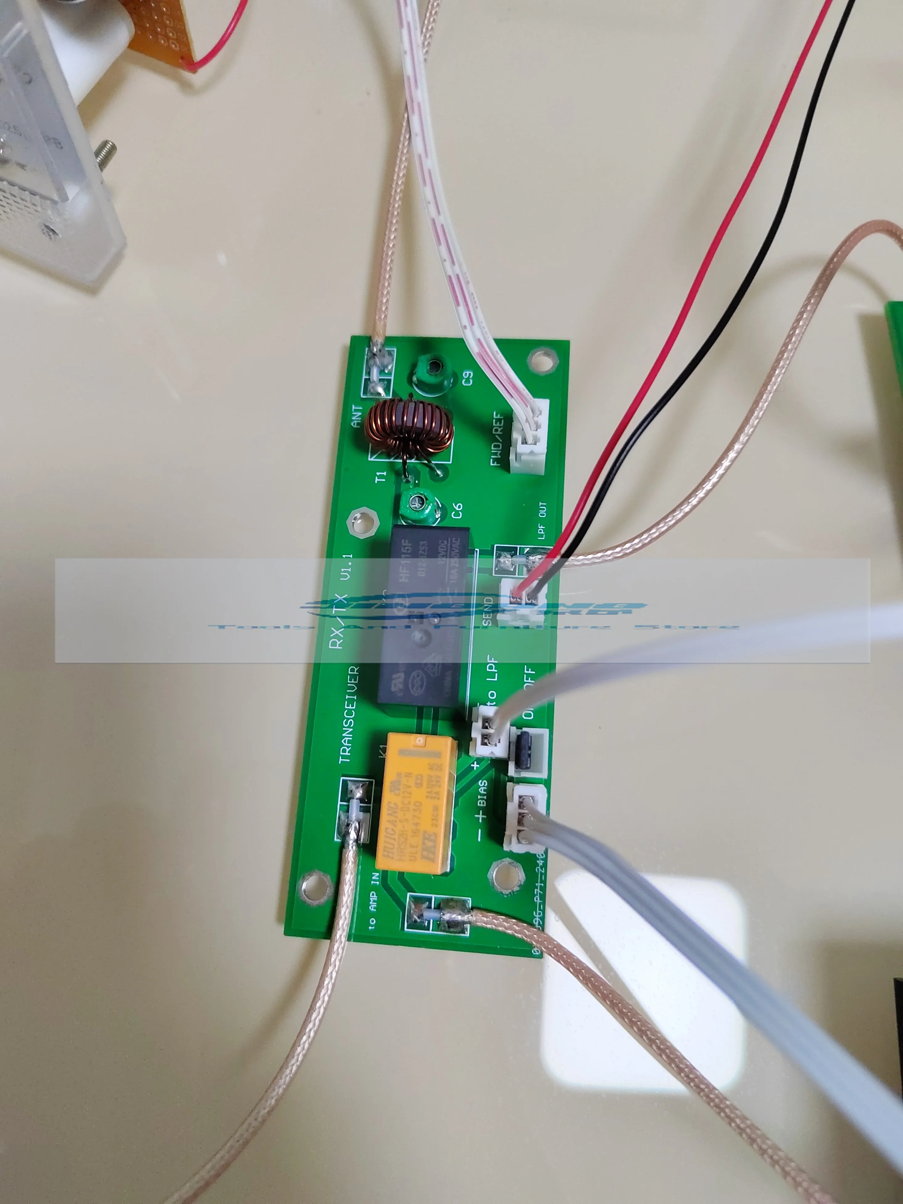 

HF power amplifier transceiver switching board