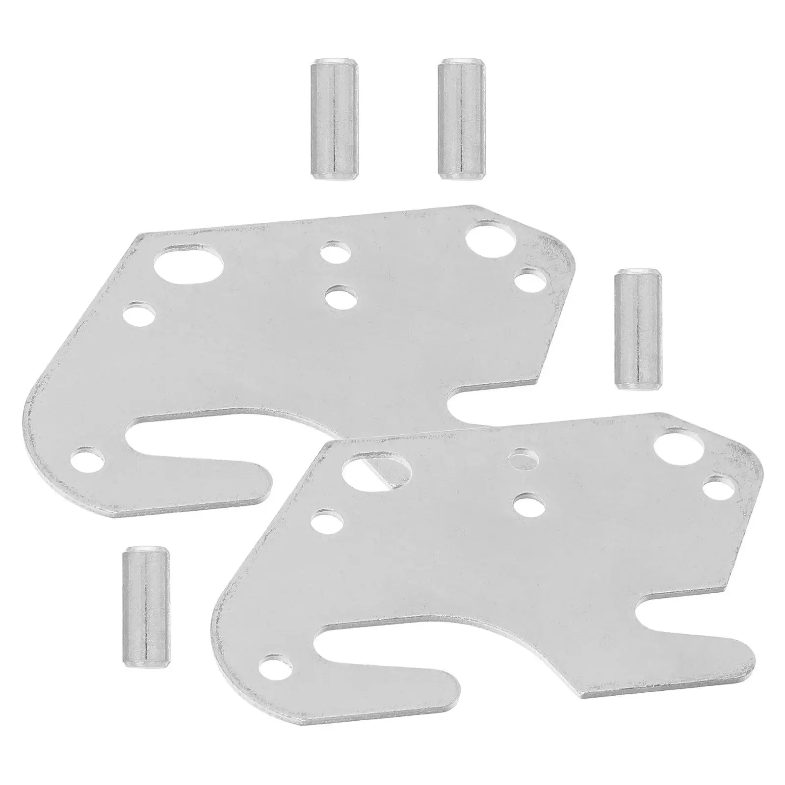 2Pcs Universal Wood Bed Rail Hook Plates Heavy Duty Bed Frame Brackets Headboard Footboard Replacement Hardware