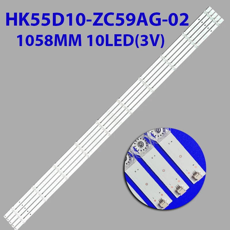 

Светодиодная подсветка для телевизора 55 LE55A8500 LU55D31J LS55Z51Z 06-55F9-3030-0D20-5X10-W12-3P1.0 -190512-LL HK55D10-ZC59AG-02 303HK550058