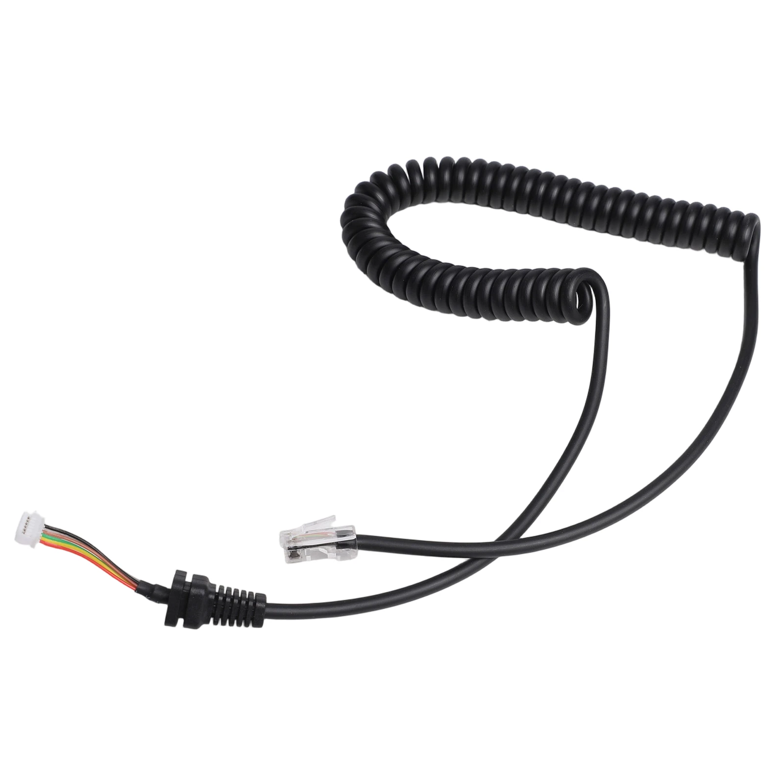Microphone Cable Compatible with For yaesu MH48 MH48A6J MH36 MH36A6J MH42 and FT Series Radios Featuring 6 Pin Connector