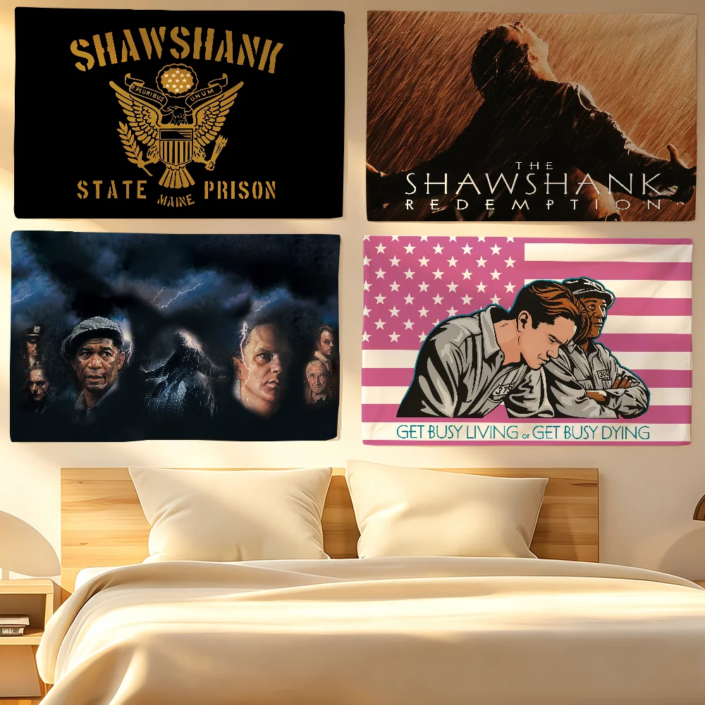 Movie Flag For Sports Matches Games Parade Rally Holiday Festival  The S-Shawshank R-Redemption Backyard Balcony Club Bar Decor