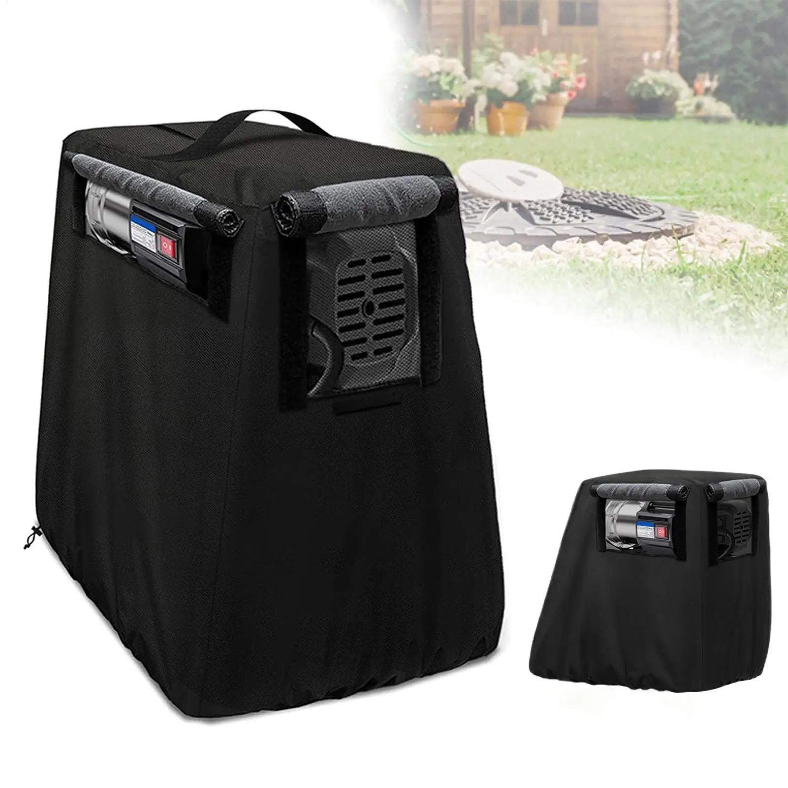 Protector Well Pump Anti-UV Heavy Duty Water Booster Pump Cover 29.5 X 19.6 X 11.8 Inch Waterproof For Home Outdoor Backyard