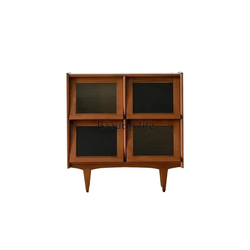 

LD33Chinese Ancient Style Solid Wood Sideboard Household Small Apartment Living Room TV Cabinet