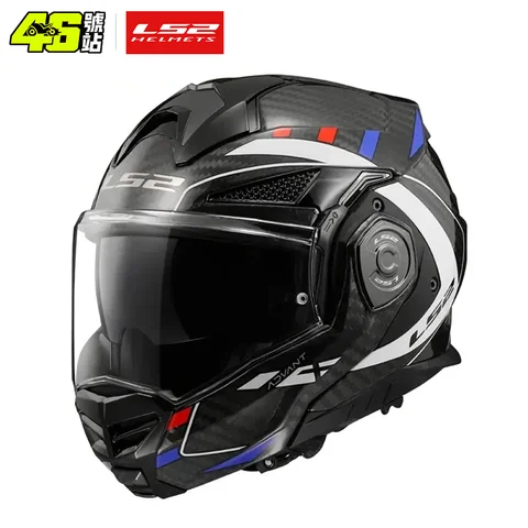 LS2 FF901 Advant X Carbon Fiber Valiant Flip up 180 °   Вращ