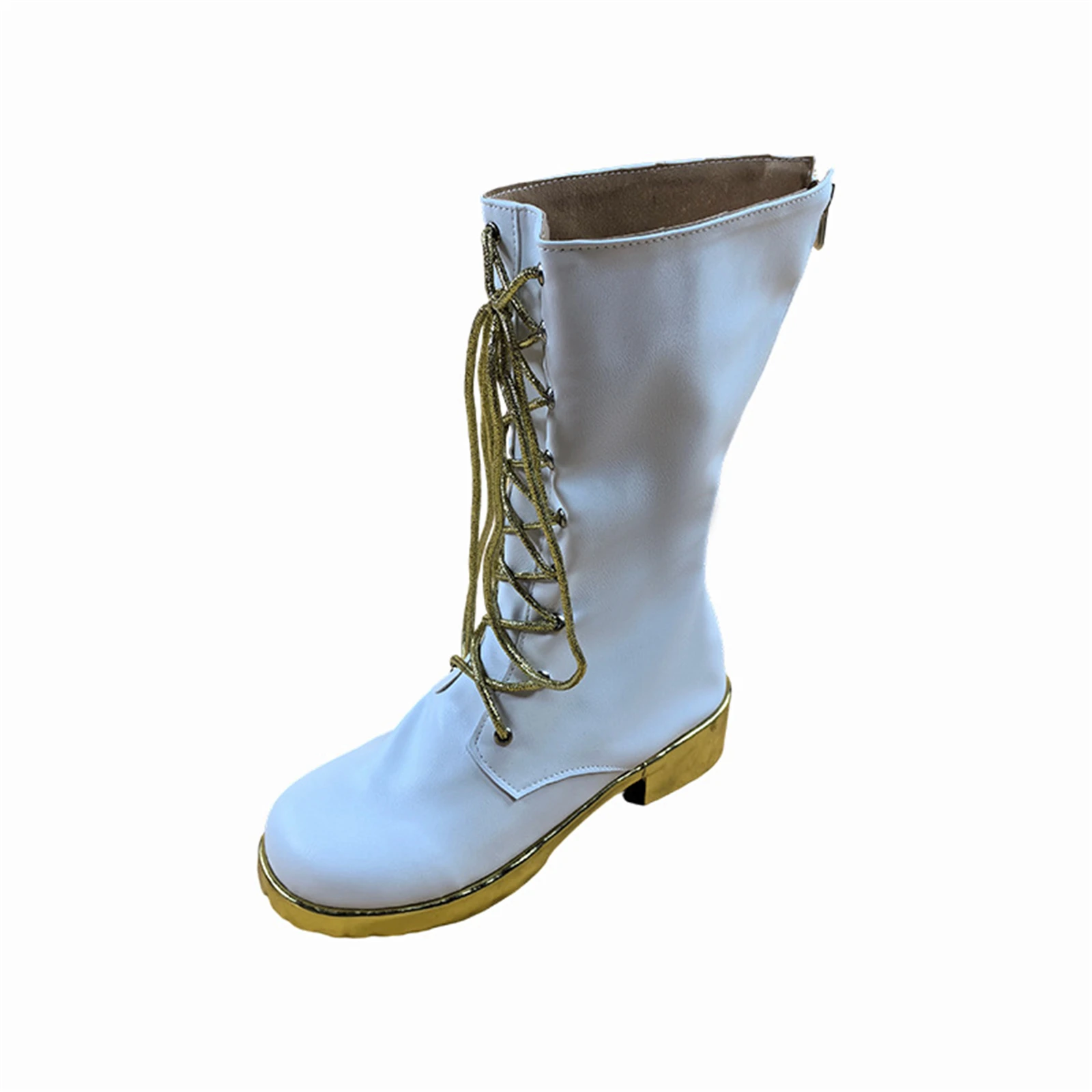 Zoey Cosplay Shoes Women White Boots Halloween Carnival Party Role Playing Props