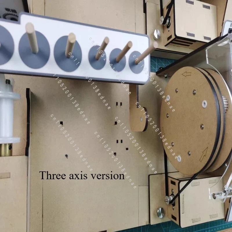 DIY Kit 3.0 Small Rope Making Machine Sail Model Rope Making Tool Can Make 3 or 4 Strands of Rope