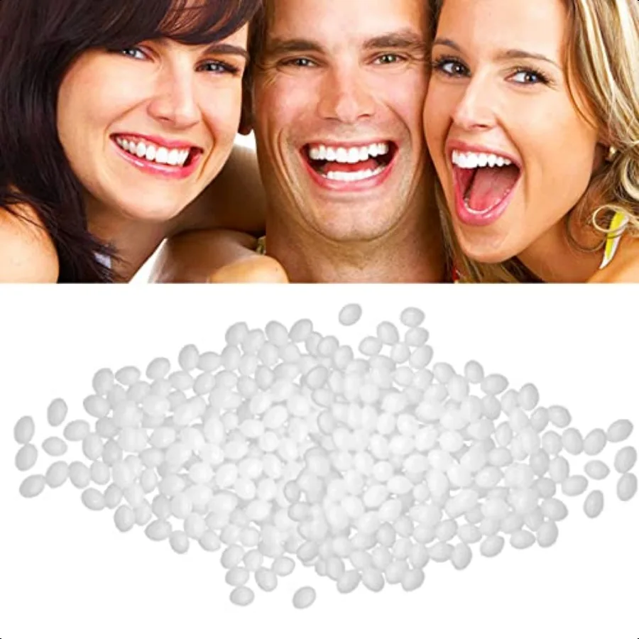 Tooth Repair Kit 30ml 1.05 oz Teeth Replacement with Moldable Heat Fit Beads for Temporary Restoration of Missing or Broken Tee